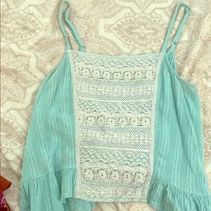 Anthropologie lace tank top